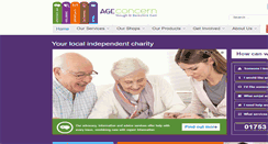 Desktop Screenshot of ageconcernsabe.org.uk